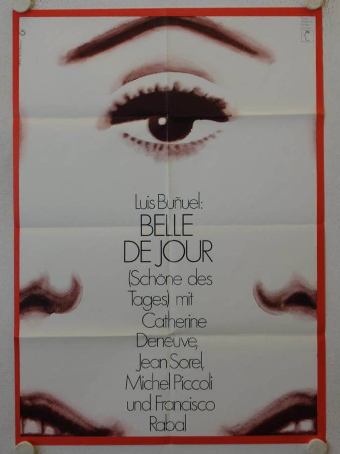 Belle de Jour - Schöne des Tages originales deutsches Filmplakat (R60s)